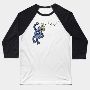 Dancing Robot Baseball T-Shirt